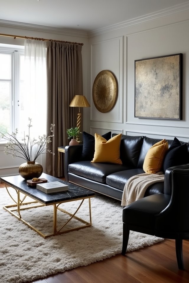 luxurious fabric textures enhance