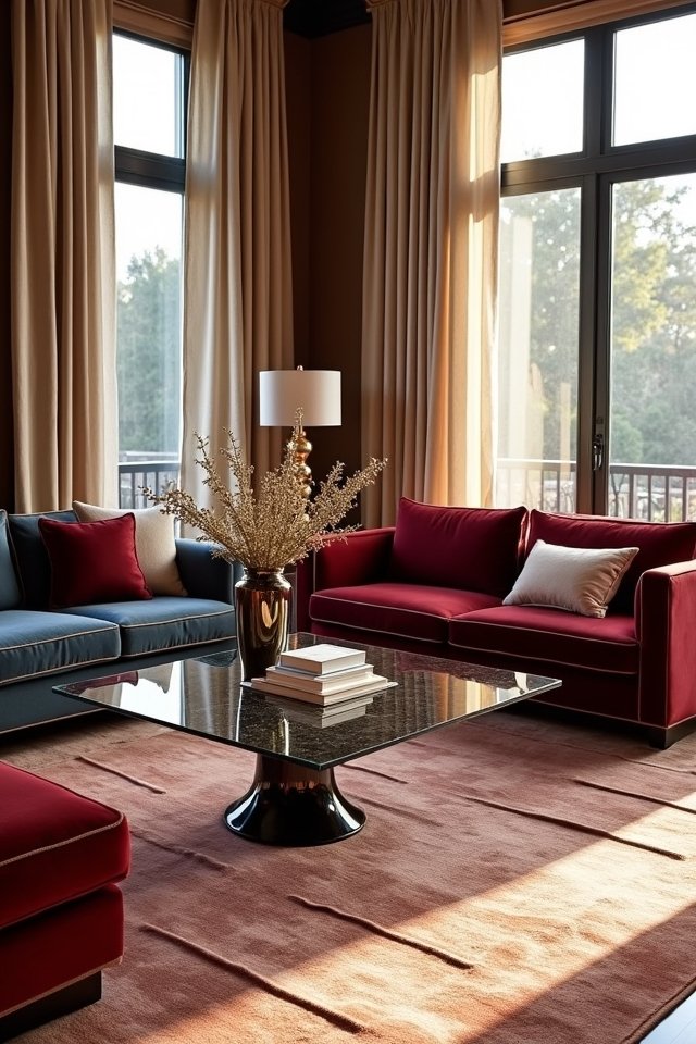 luxurious fabrics elevate spaces