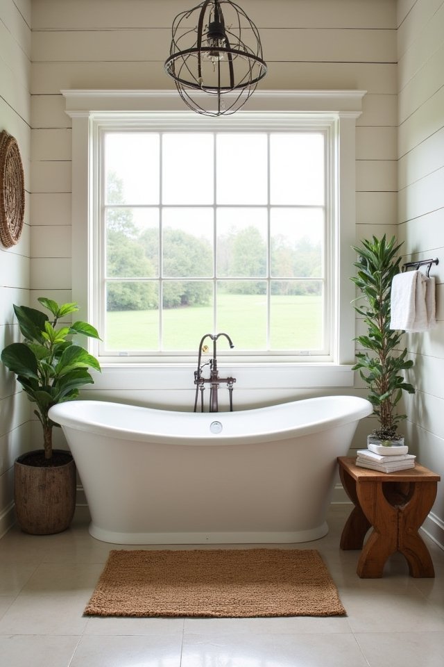 luxurious freestanding bathtub escape
