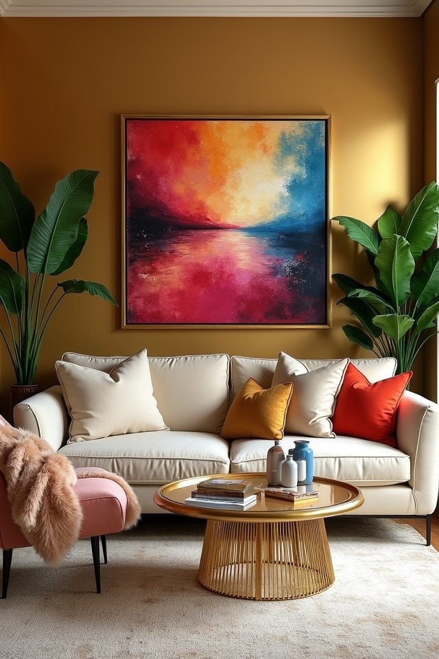 luxurious gold and colors