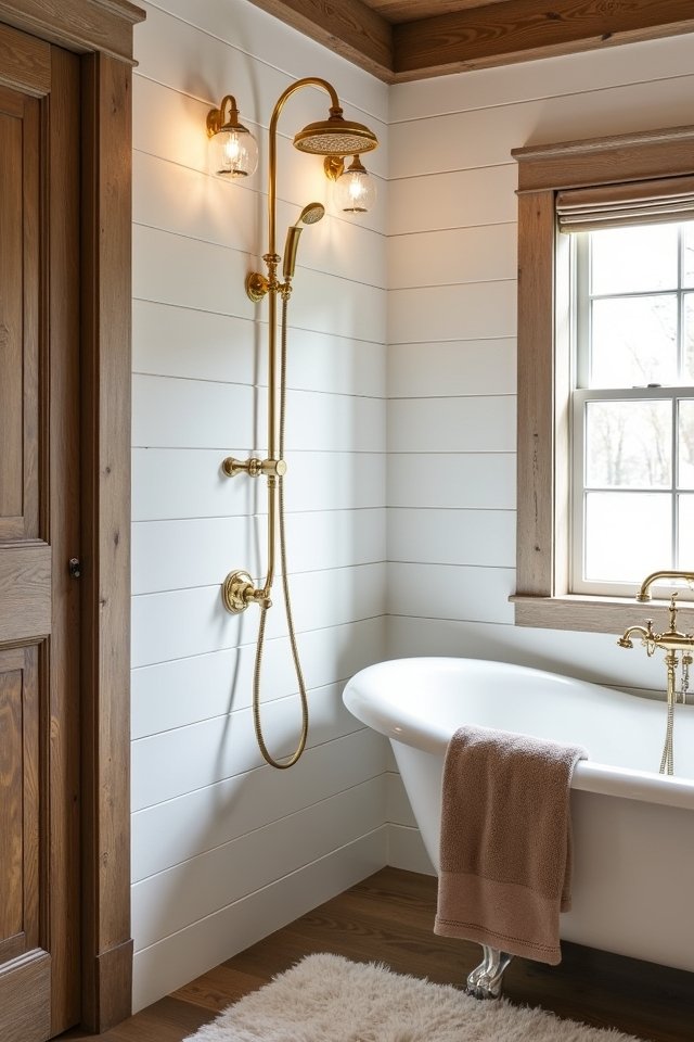 luxurious gold shower experience