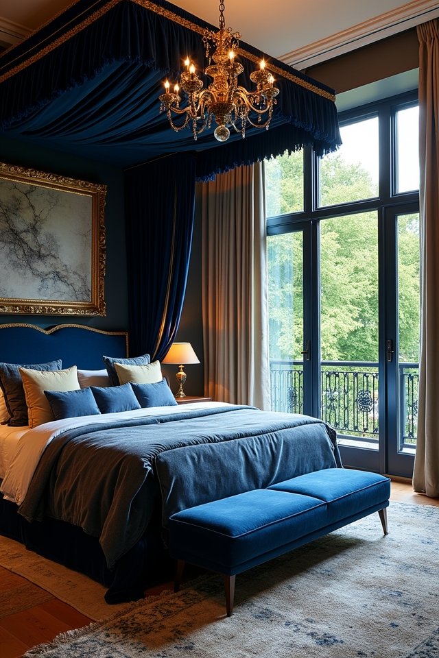 luxurious inviting master retreat