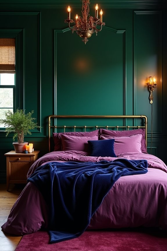 luxurious jewel tone sanctuary