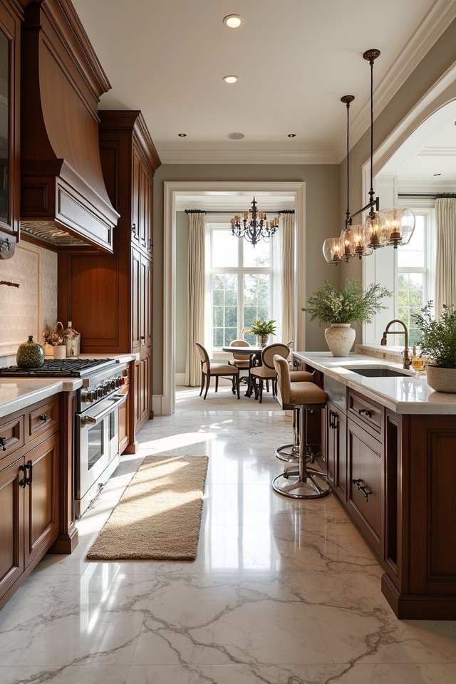 luxurious kitchen flooring options