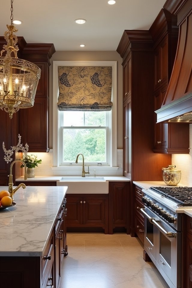 luxurious kitchen materials elegance