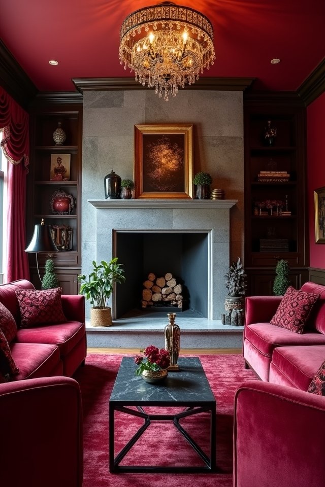 luxurious red velvet elegance