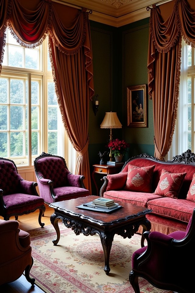 luxurious rich textile elegance