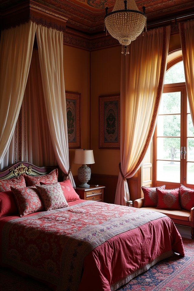 luxurious silk cotton bedding