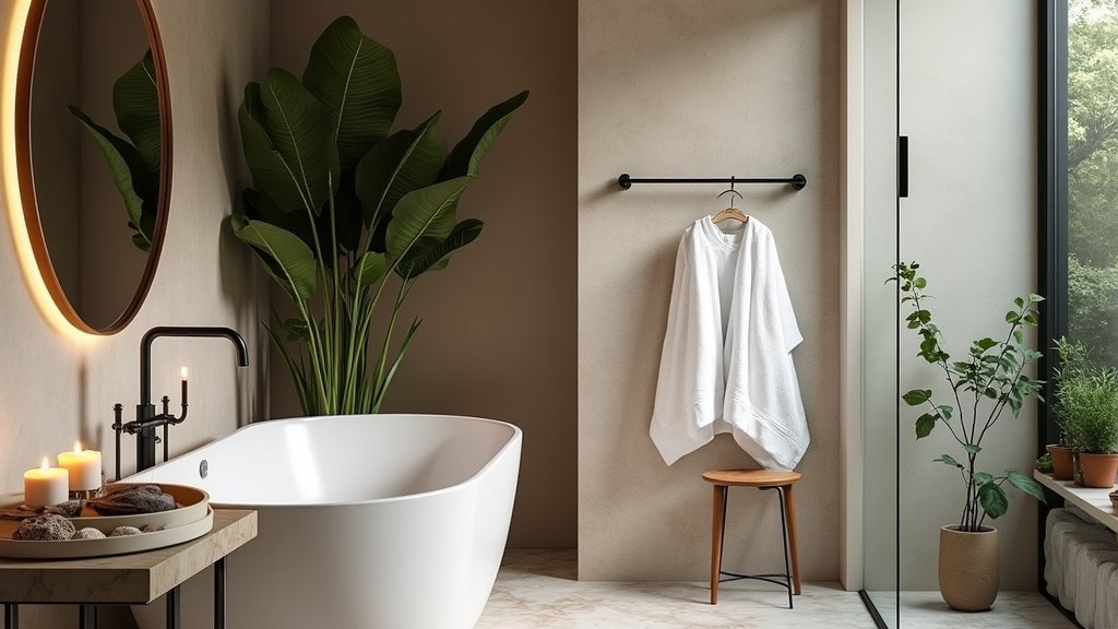 luxurious spa inspired bathroom decor