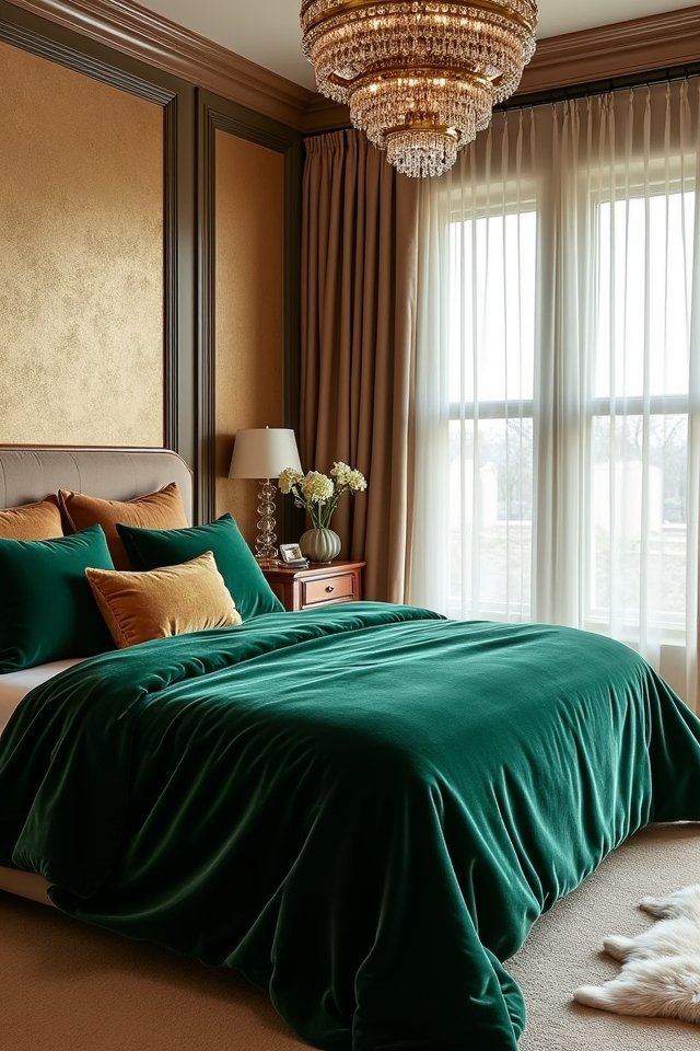 luxurious textures enhance elegance