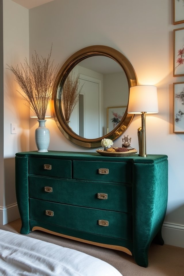 luxurious upholstered dressers redefine storage