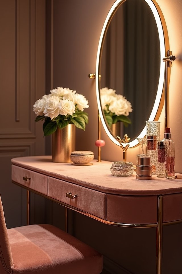 luxurious upholstered dressing tables