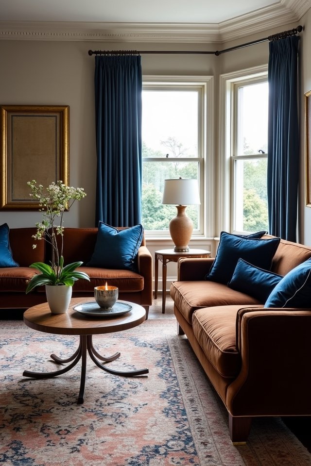 luxurious velvet and metallics
