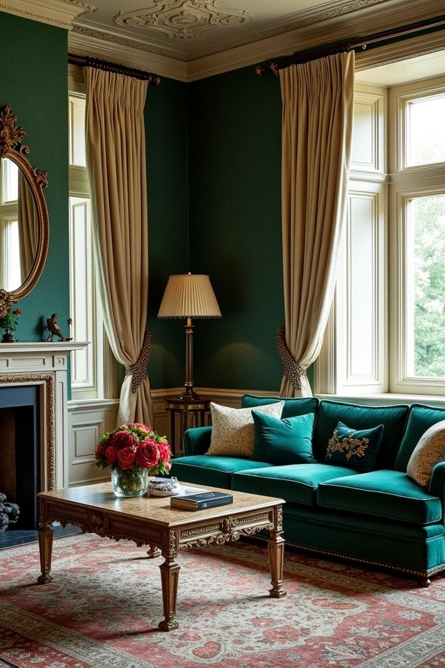 luxurious velvet and silk