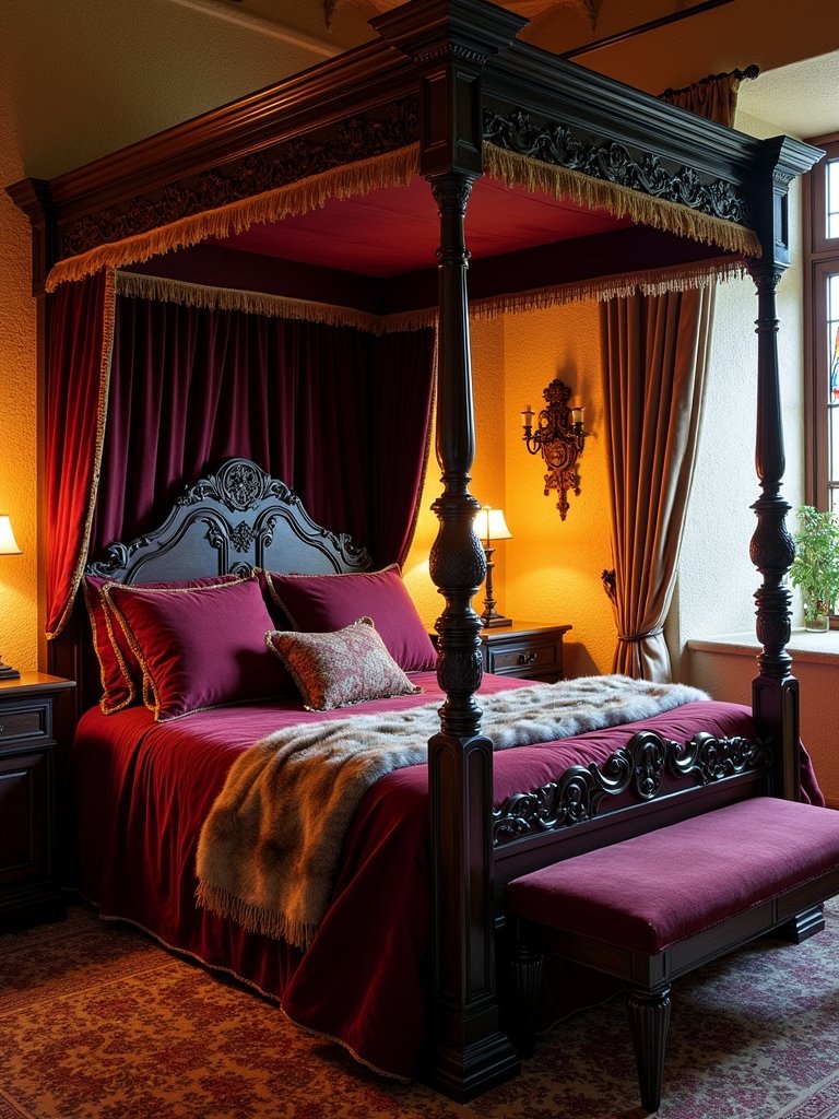 luxurious velvet bedding elegance