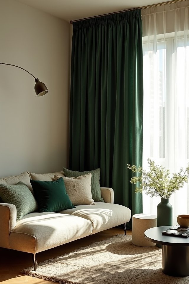 luxurious velvet curtain elegance