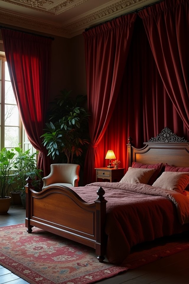 luxurious velvet curtain sanctuary
