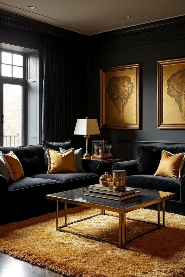 luxurious velvet furniture elegance