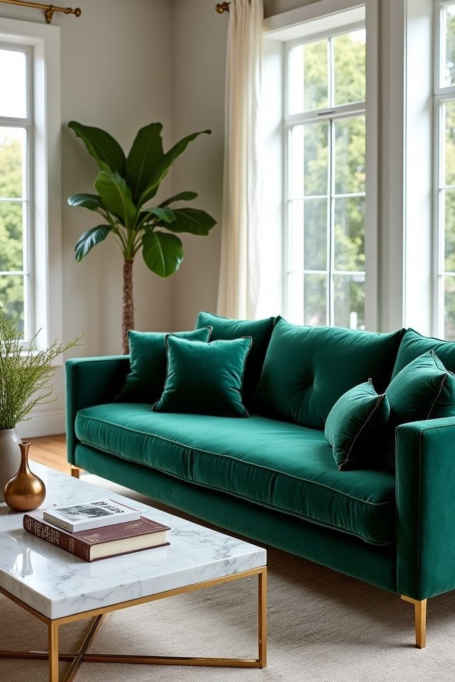 luxurious velvet sectional comfort