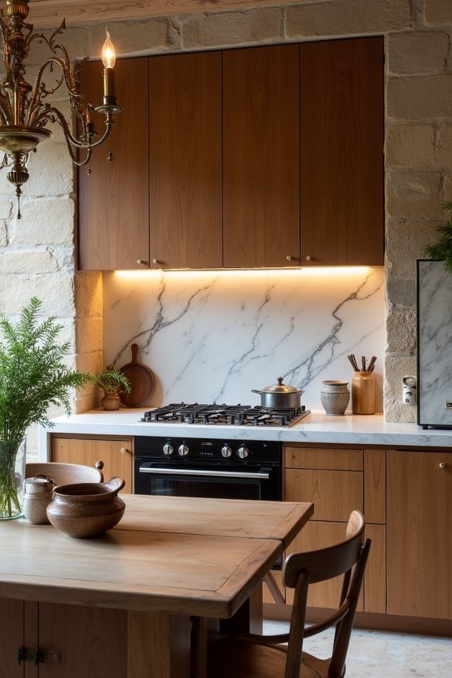 luxurious yet cozy kitchen