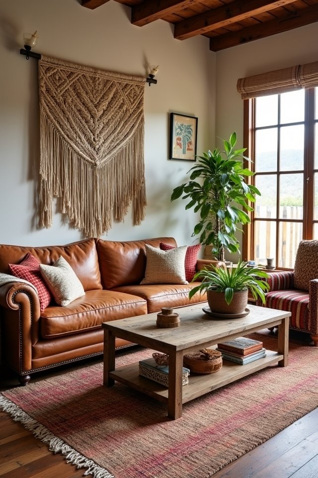 macram and textured decor