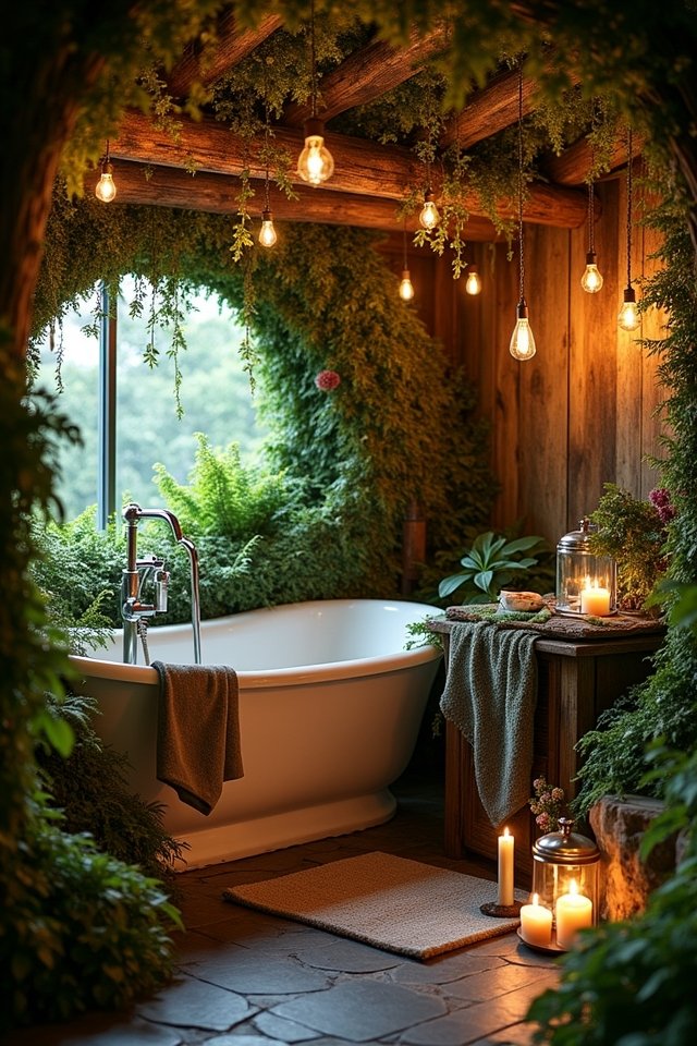 magical bathroom lighting ambiance
