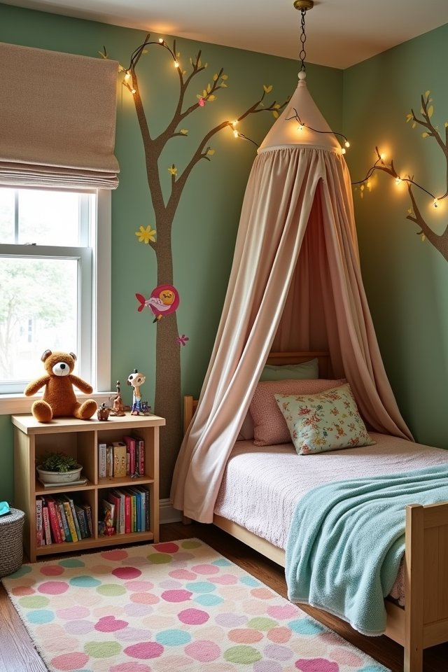 magical forest themed bedroom transformation