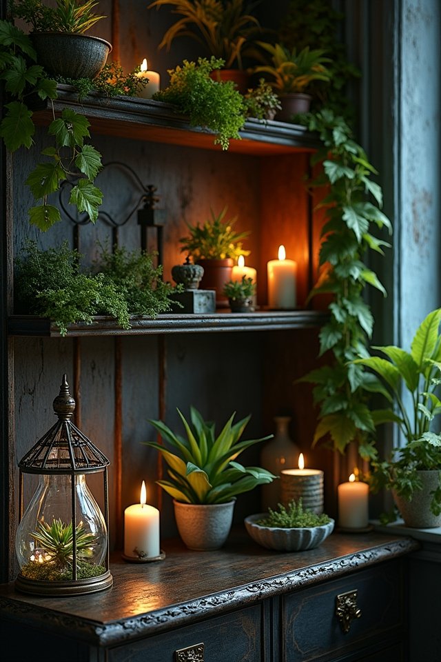 magical indoor plant oasis