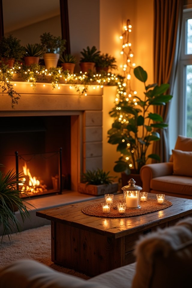 magical string lights ambiance
