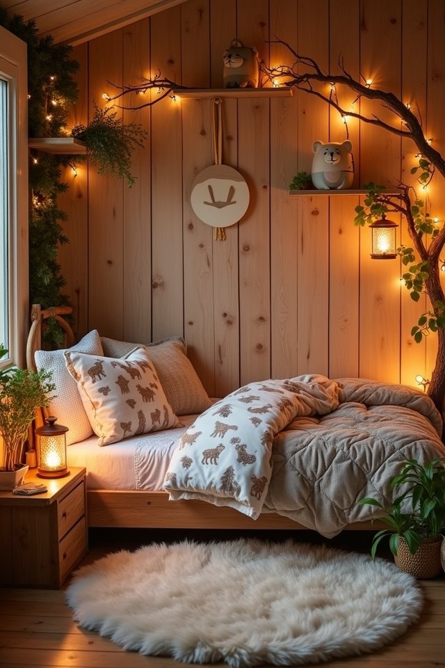 magical woodland lighting decor