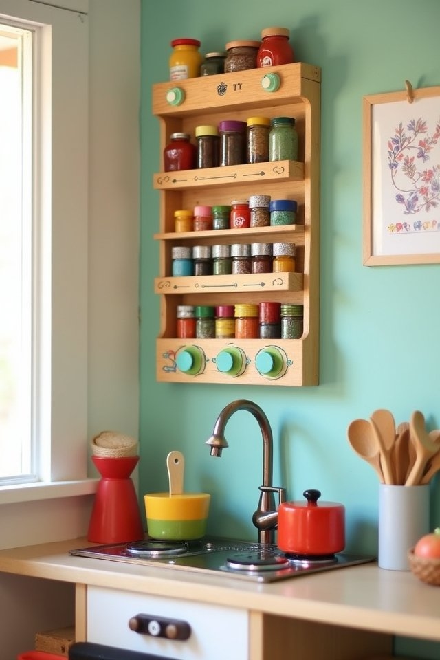 magnetic spice rack creation