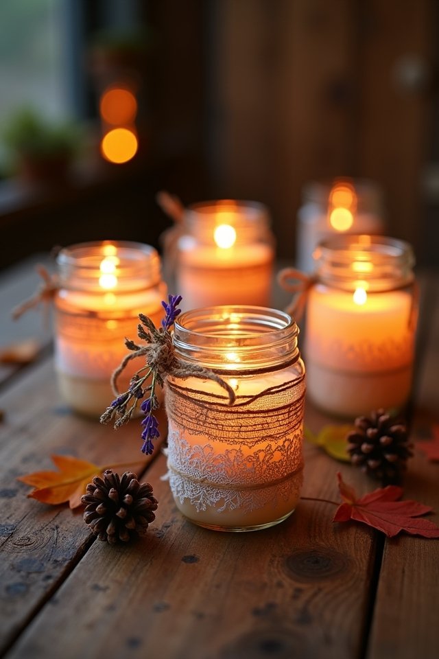 mason jar candle magic