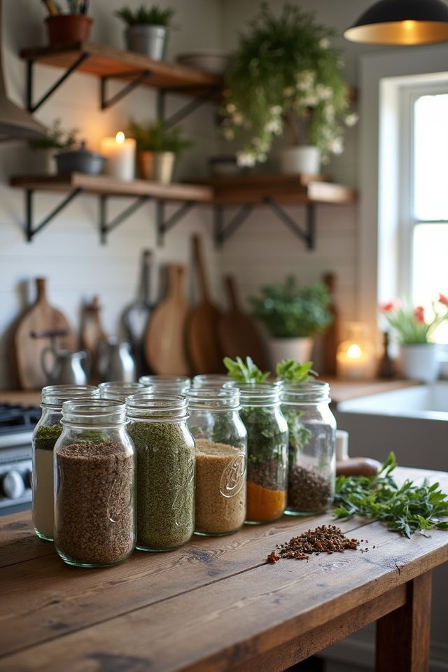 mason jars for decor