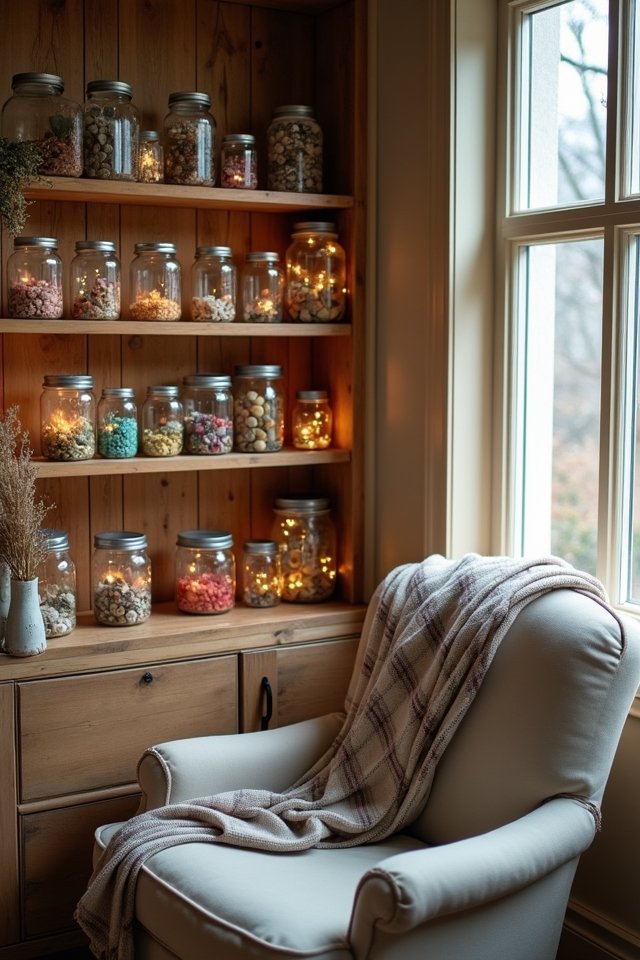 mason jars for decor