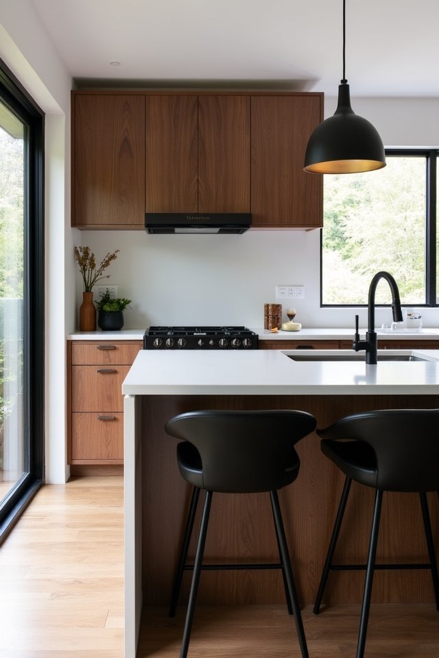 matte black kitchen hardware