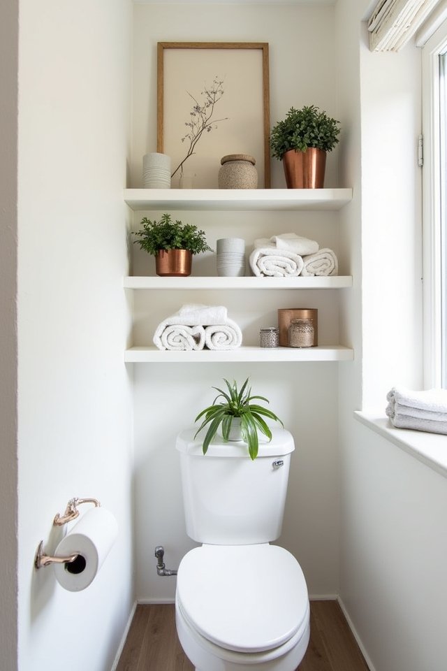 maximize bathroom vertical space