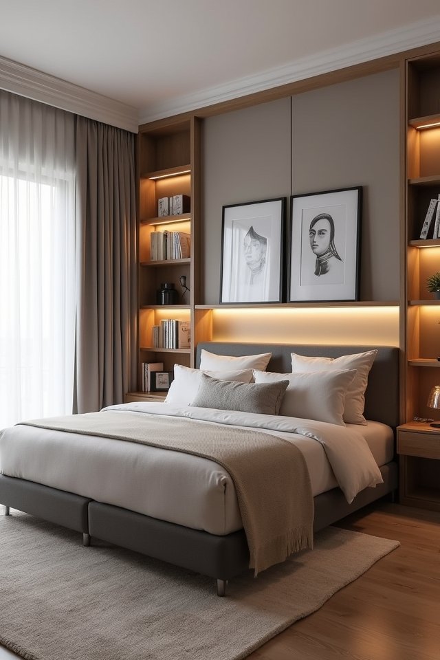 maximize bedroom space stylishly