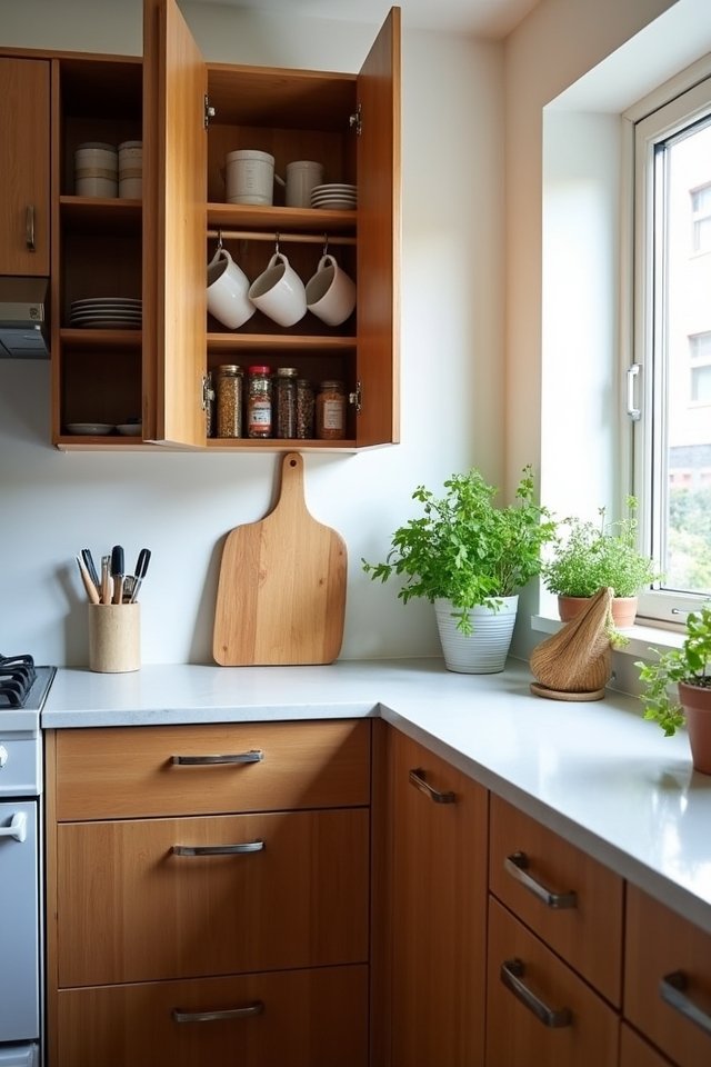 maximize cabinet door storage