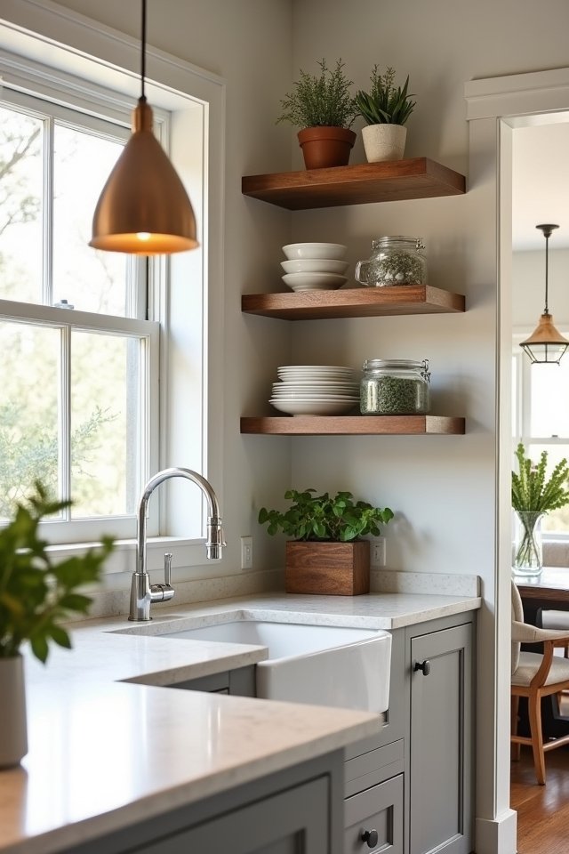 maximize kitchen corner space