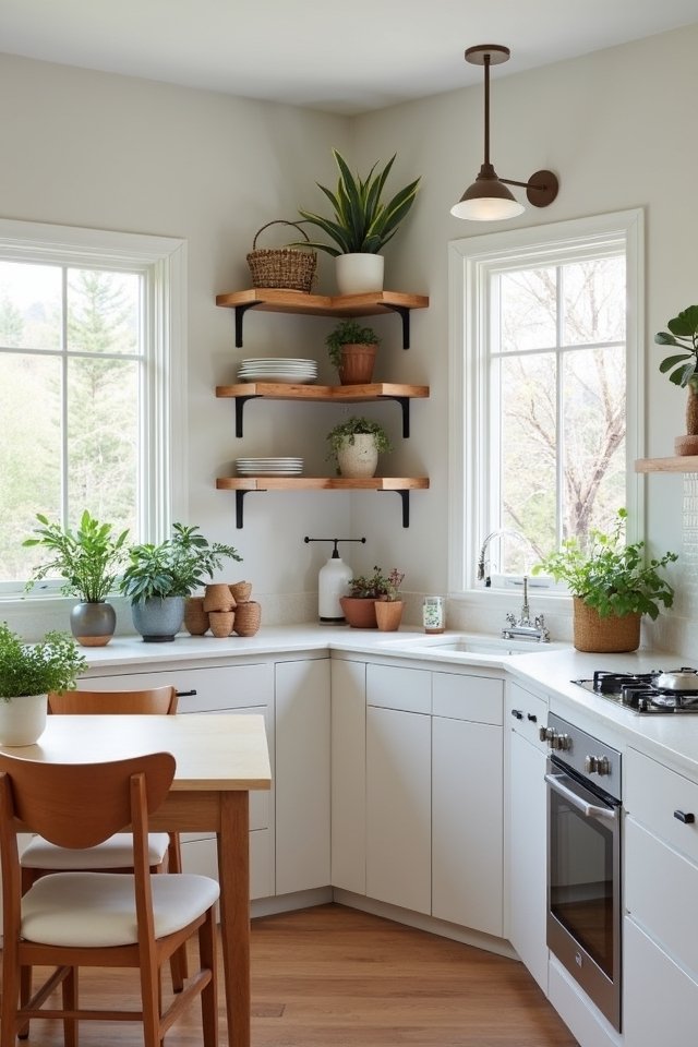 maximize kitchen corner spaces