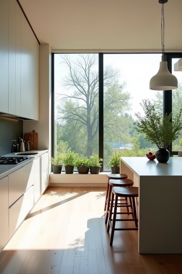 maximize kitchen natural light