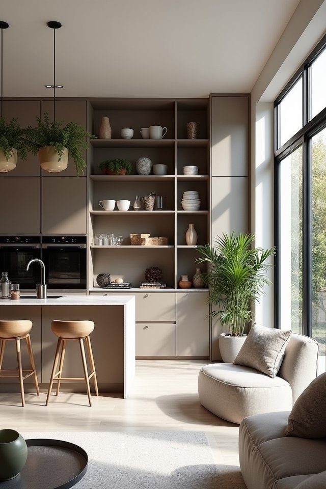 maximize kitchen vertical storage