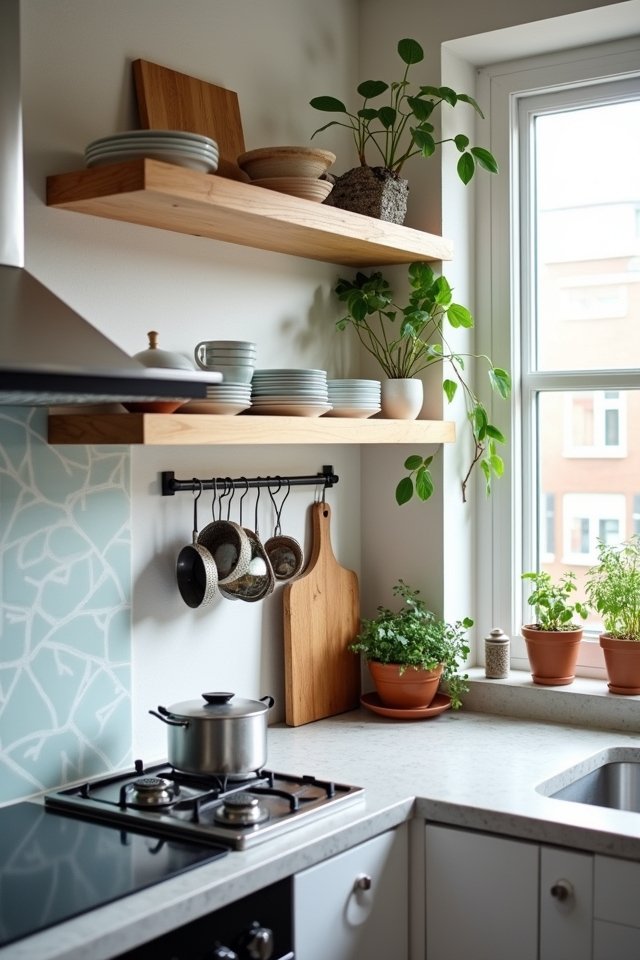 maximize kitchen vertical storage