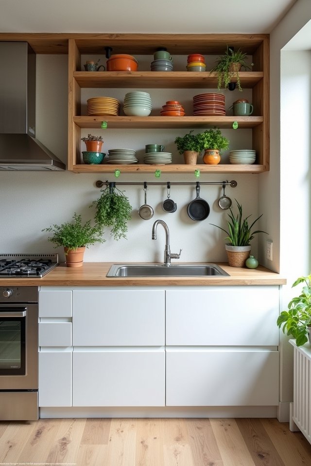 maximize kitchen vertical storage