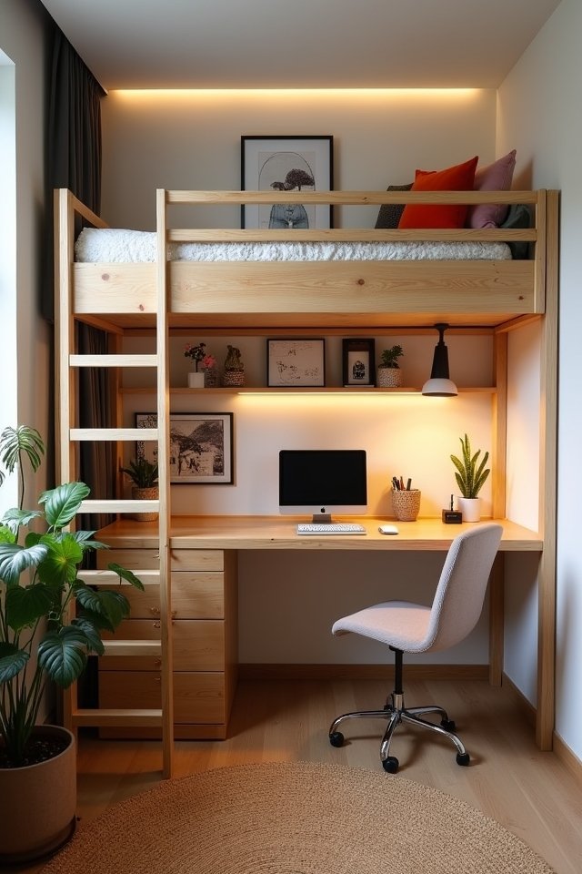 maximize small bedroom space