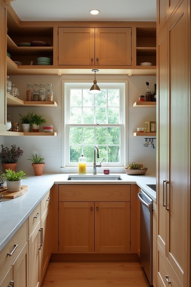 maximize small kitchen storage