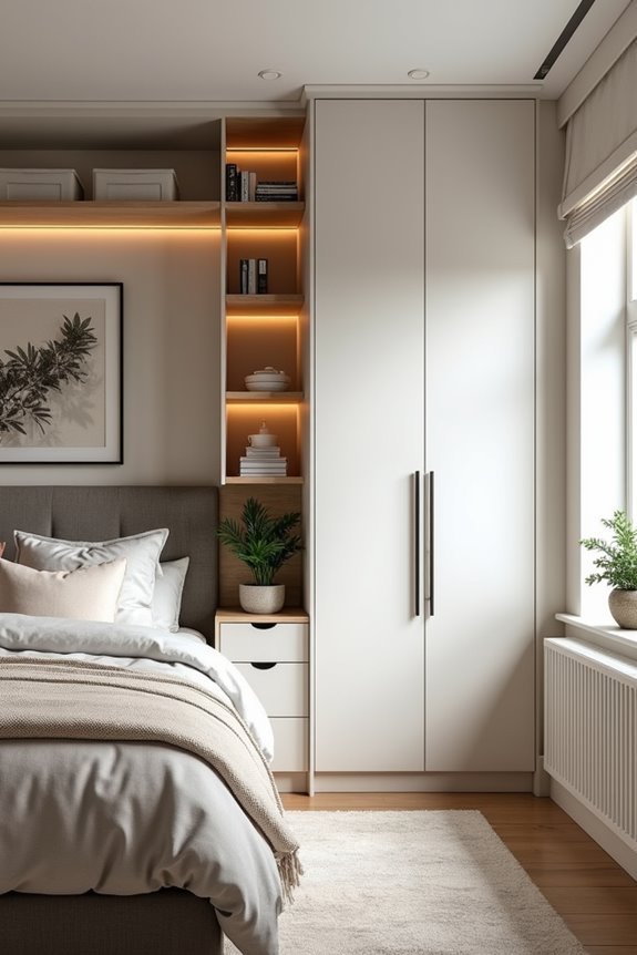 maximize space with closets