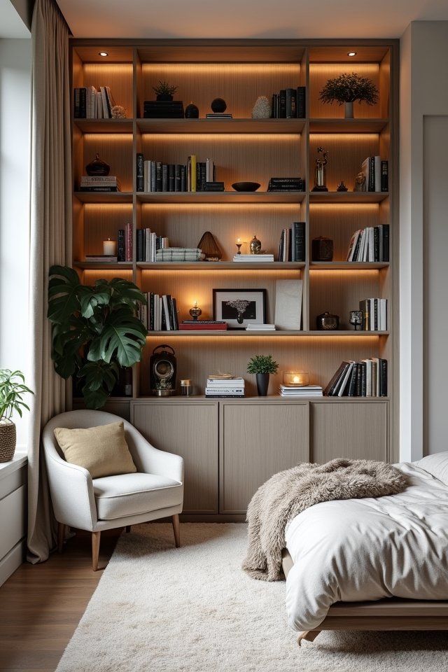 maximize storage with bookcases