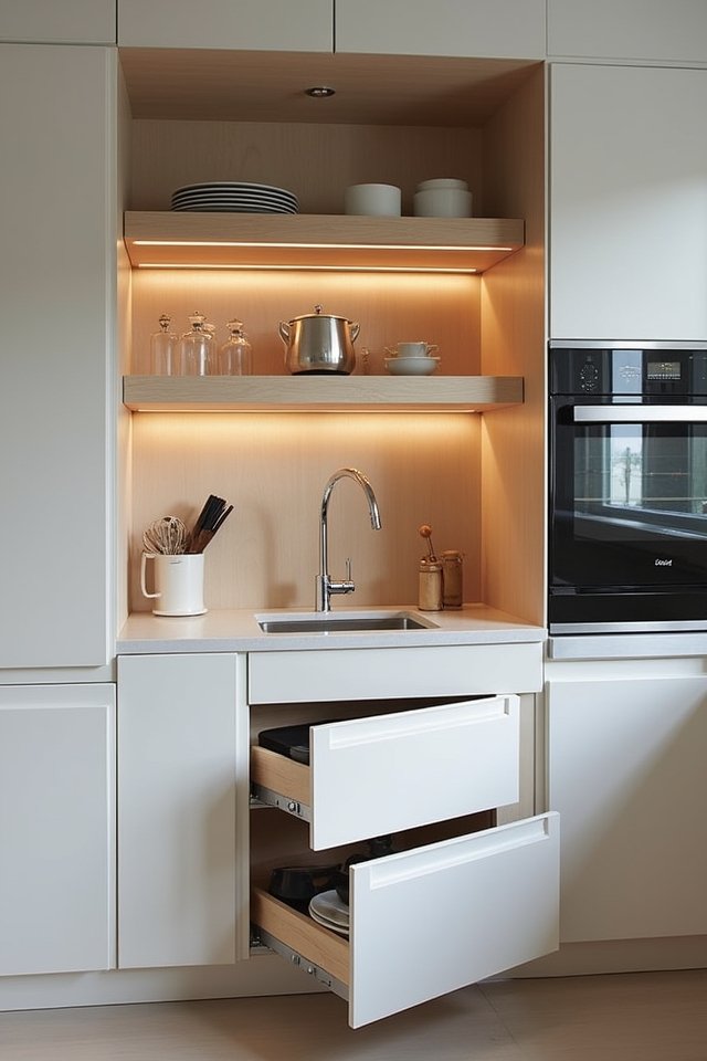 maximize under counter storage creatively