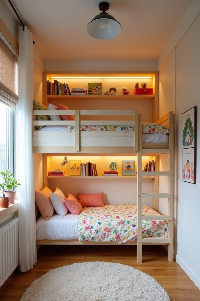 maximize vertical bedroom storage